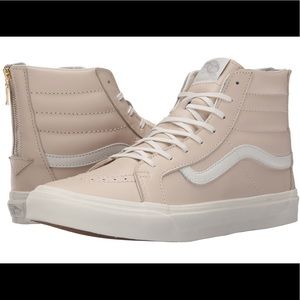 Vans Leather Sk8 Hi Slim